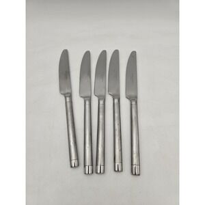 Lot Of 5 Hampton Silversmiths‎ Shangri-la Stainless Knives Shangrila Dots Knife